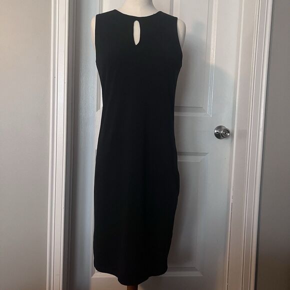 Ralph Lauren Dress Size M LBL Sheath Keyhole Front Knee Length Stretchy - Picture 1 of 9